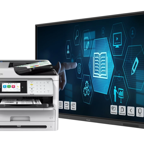 Multifuncoes Epson + Monitor Interativo Philips 65''